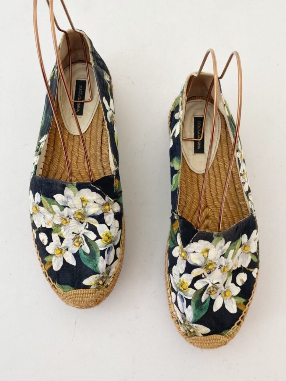 Dolce & Gabbana Floral Espadrilles Shoes